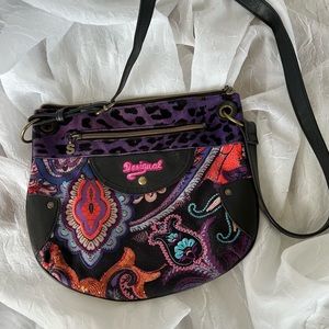 Desiqual Sunset Satchel, Embridered